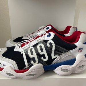 POLO Ralph Lauren Tokyo Stadium 1992 Sneakers RLX Tech Red White Blue Size 9